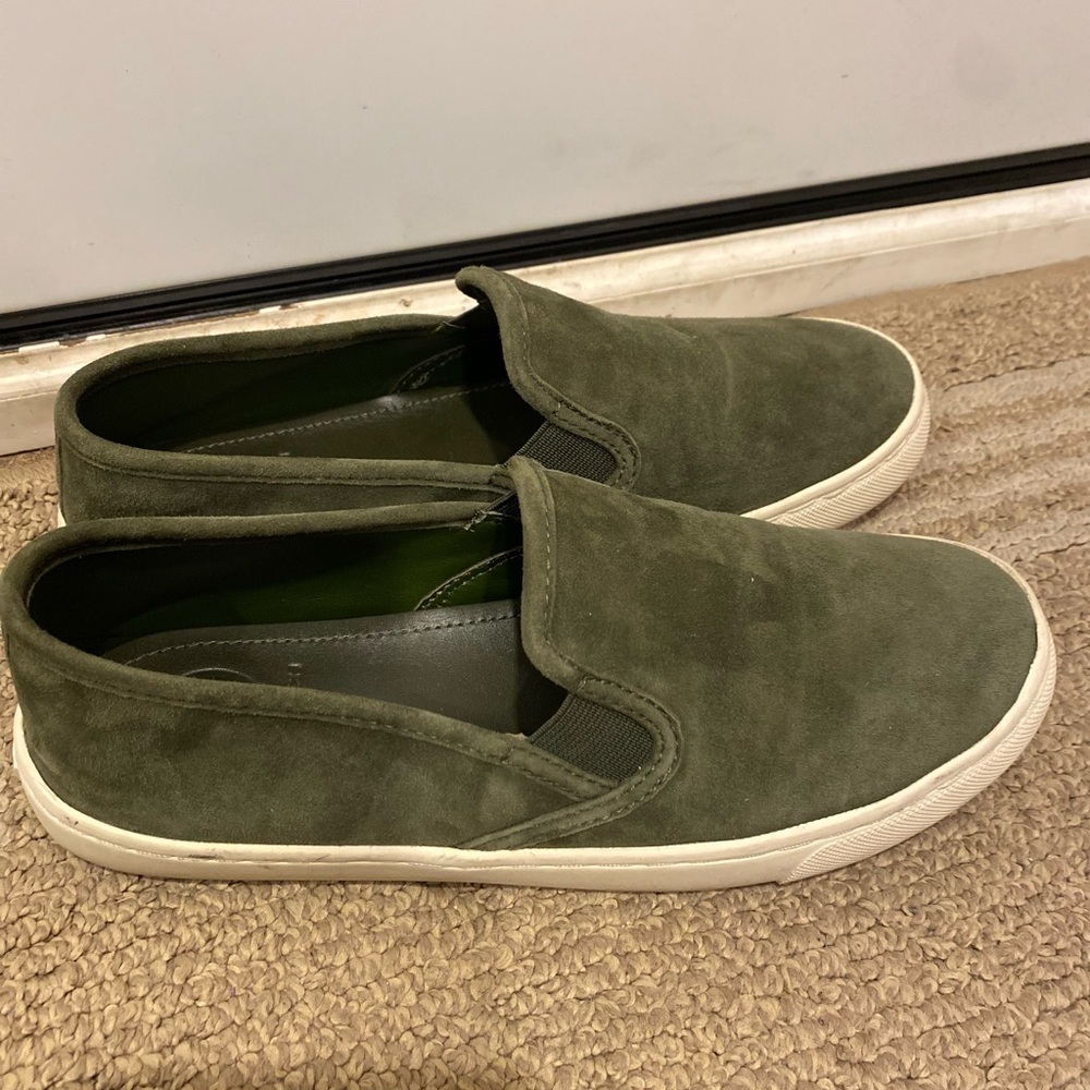 Tory Burch Jesse Green Suede Slip On Athletic Loafers Womens Comfort Shoes 7 M - Picture 6 of 15